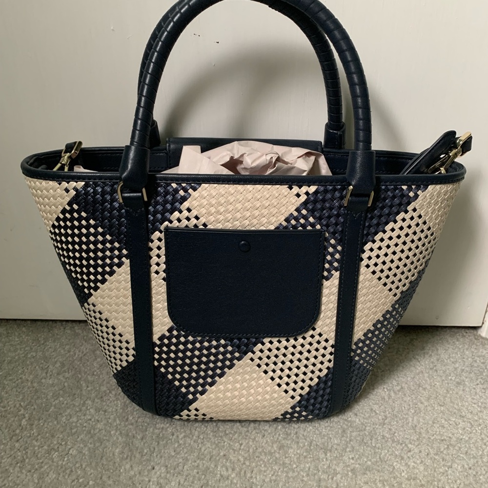 Kate spade cruise crossbody gingham tote - Picture 2 of 8
